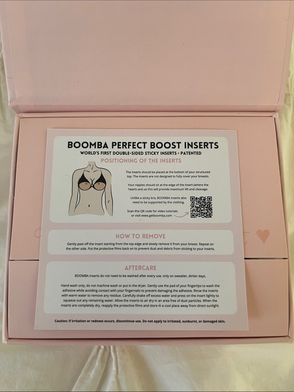 BOOMBA Perfect Boost Inserts Size A Double-sided Sticky for Bra, Swim, Bridal - Picture 6 of 7